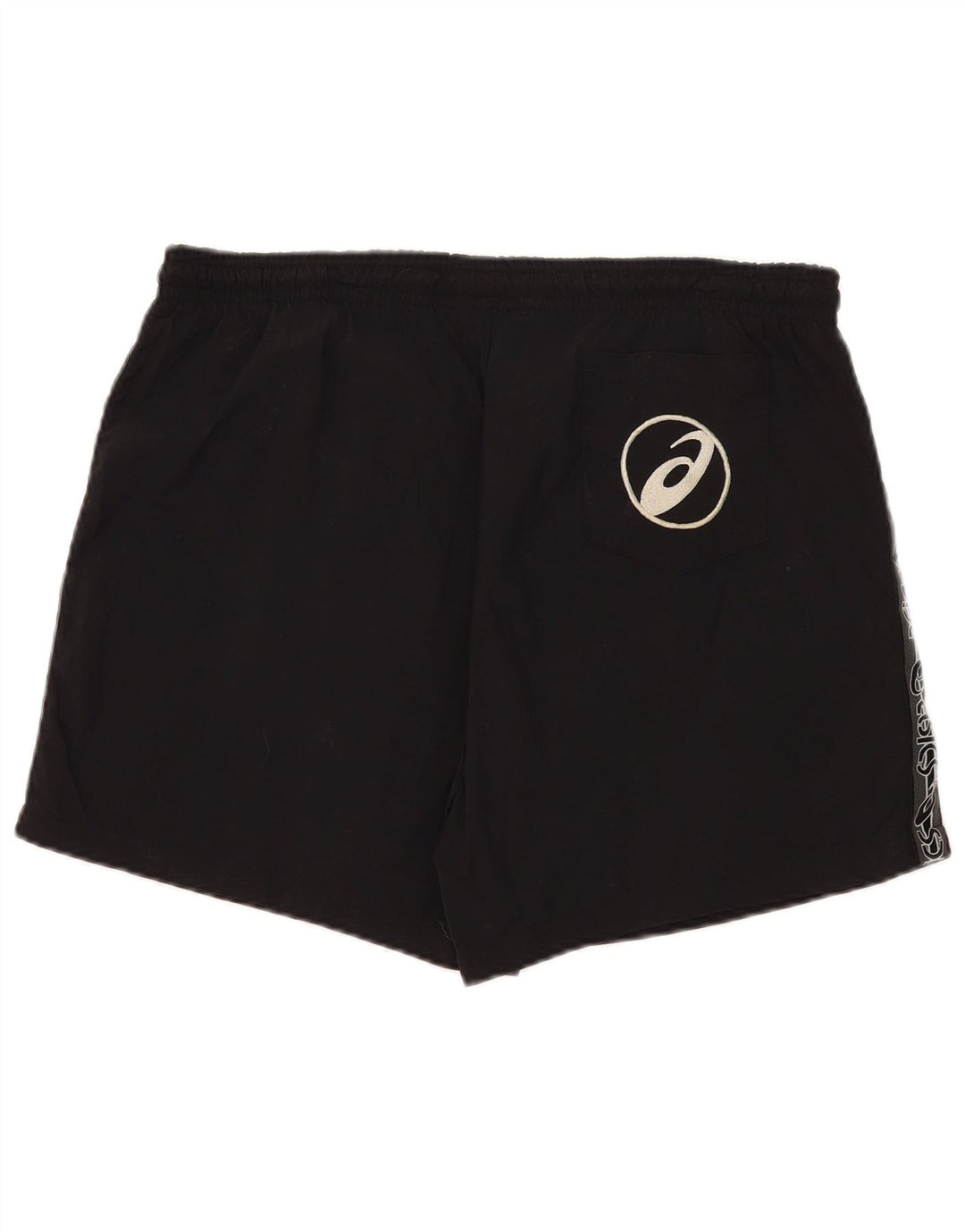Asics Mens Graphic Sport Shorts XL Black Polyamide