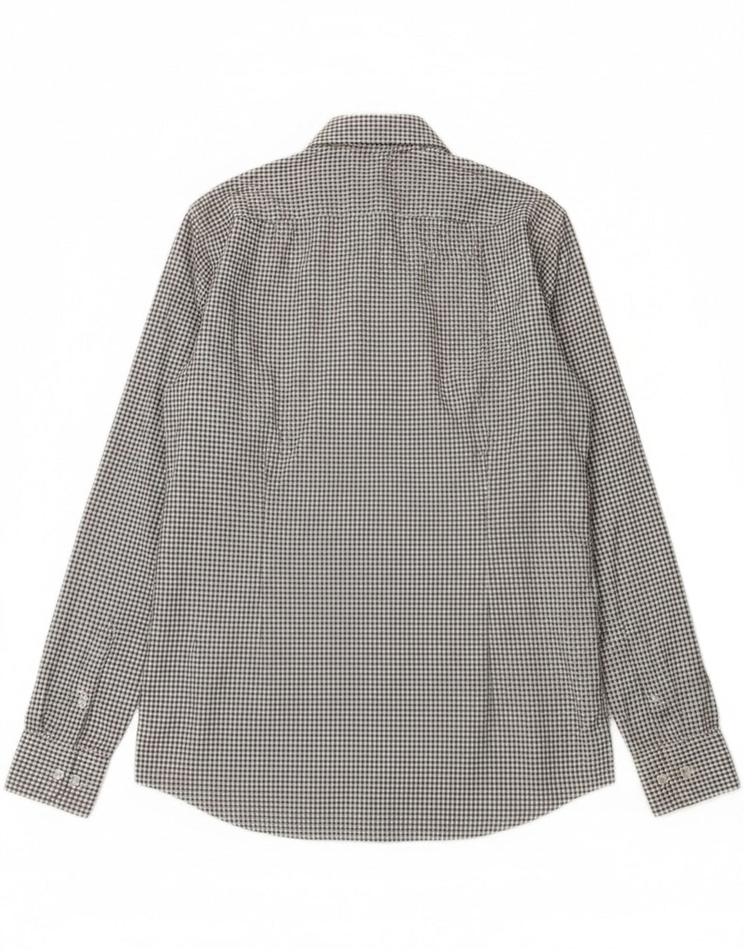 Hugo Boss Mens Slim Fit Shirt Size 38 15 Medium White Check
