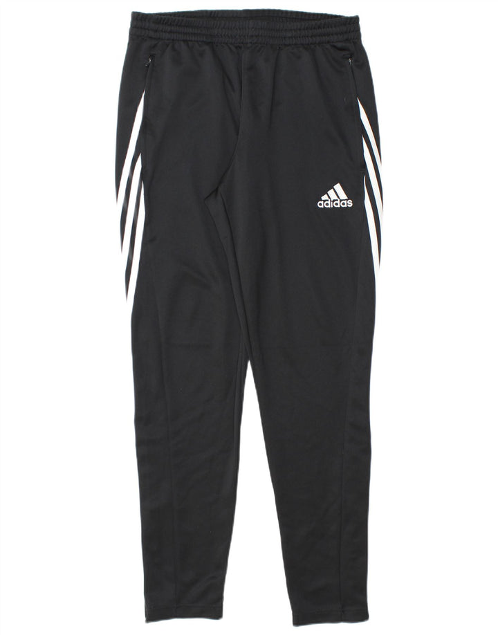 Adidas Mens Climalite Tracksuit Trousers Medium Black Polyester