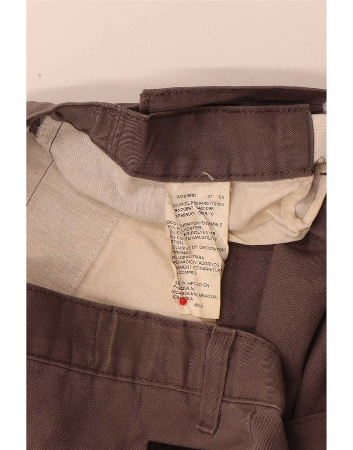 Dickies Mens Straight Cargo Trousers W40 L30 Grey Polyester