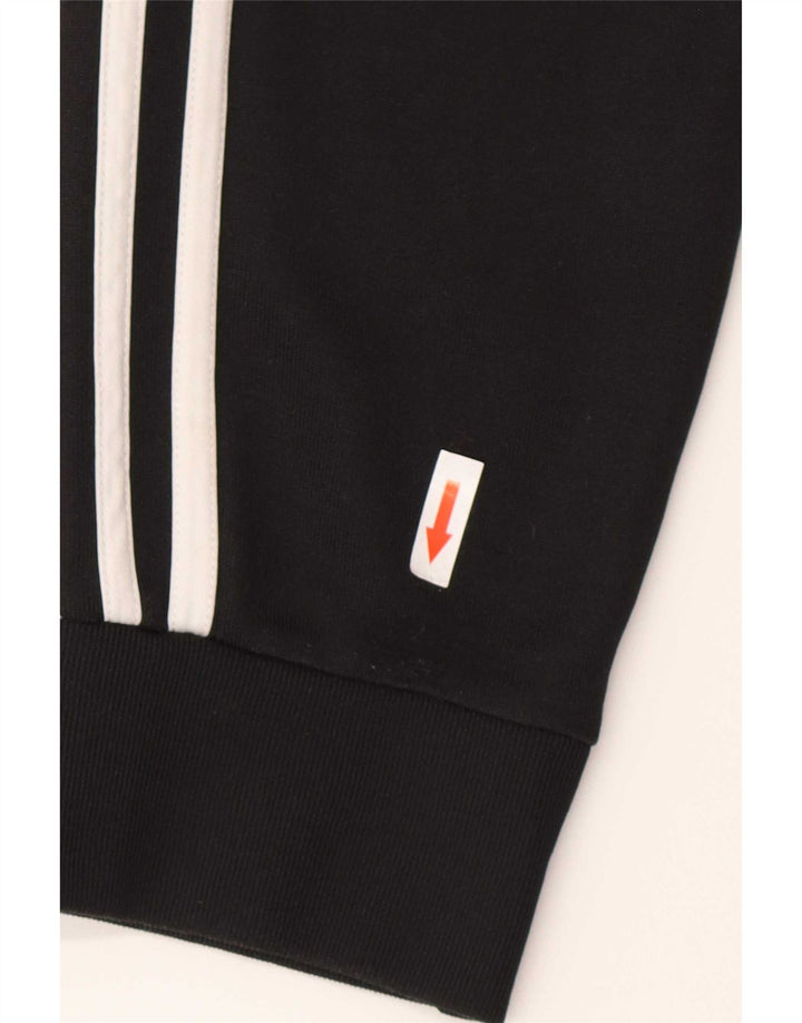 Adidas Mens Tracksuit Trousers Joggers Small Black Polyester