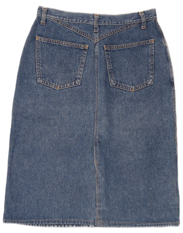 Vagabond Womens Denim Skirt IT 40 Small W30  Blue Cotton
