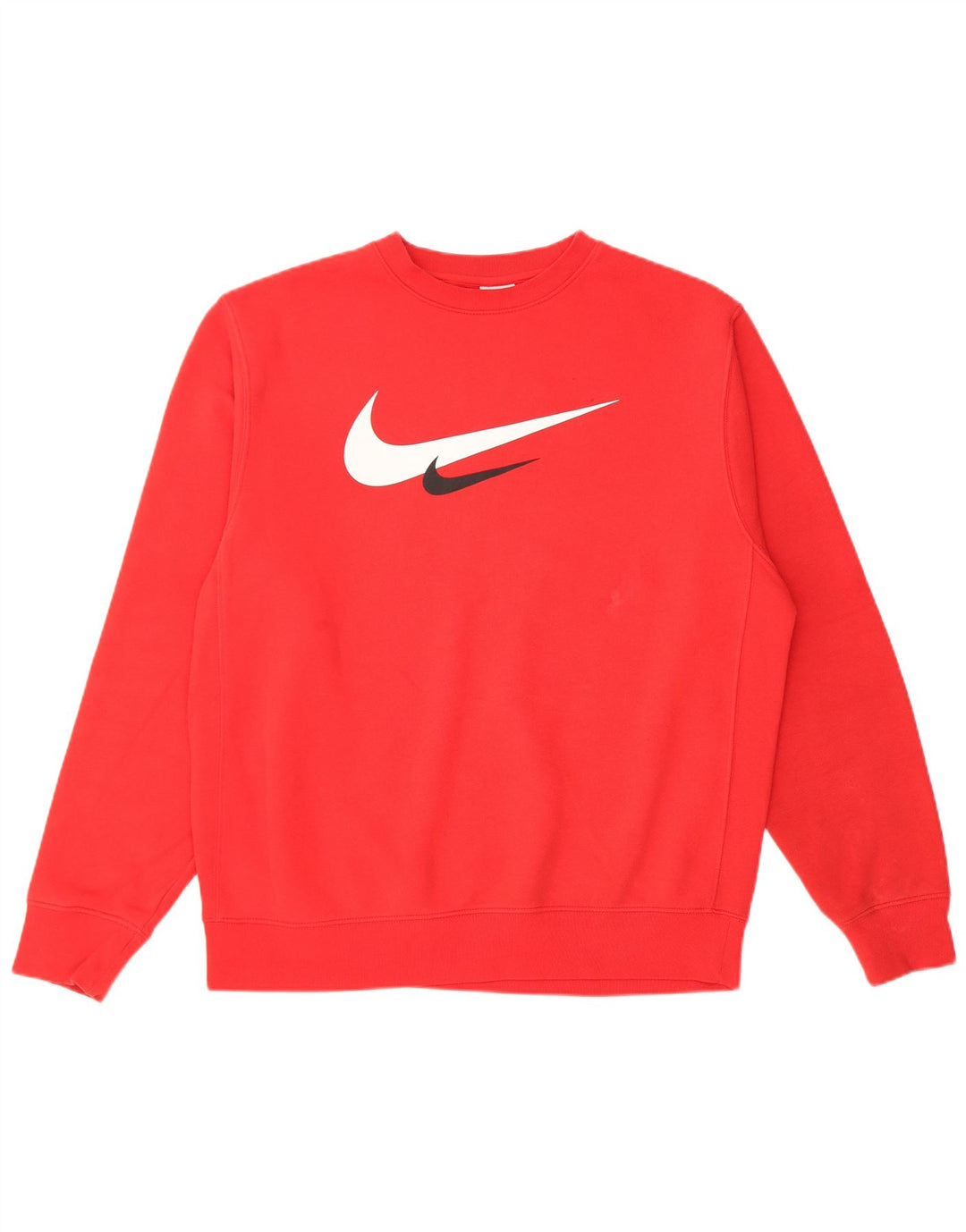 Nike Mens Graphic Sweatshirt Jumper Medium Red Cotton