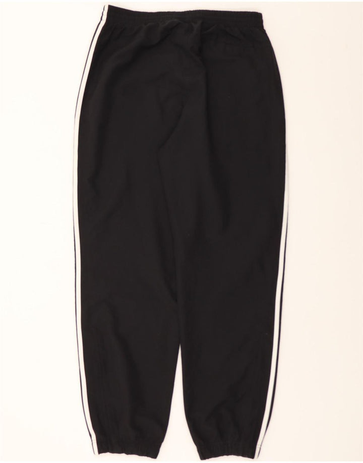 ADIDAS Mens Tracksuit Trousers Joggers Large Black Polyester