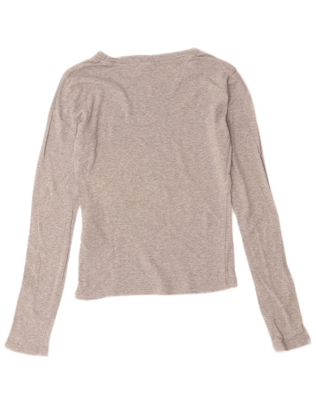 Levi's Womens Top Long Sleeve UK 2 2XS Grey Cotton