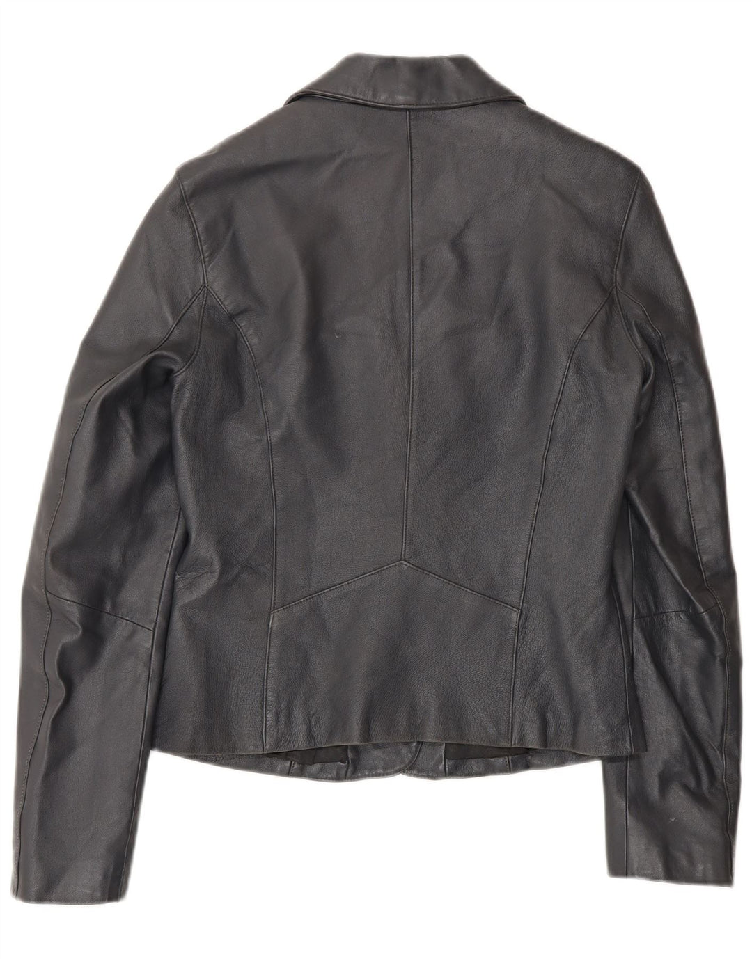 Naf Naf Womens 3 Button Blazer Jacket EU 38 Medium Navy Blue