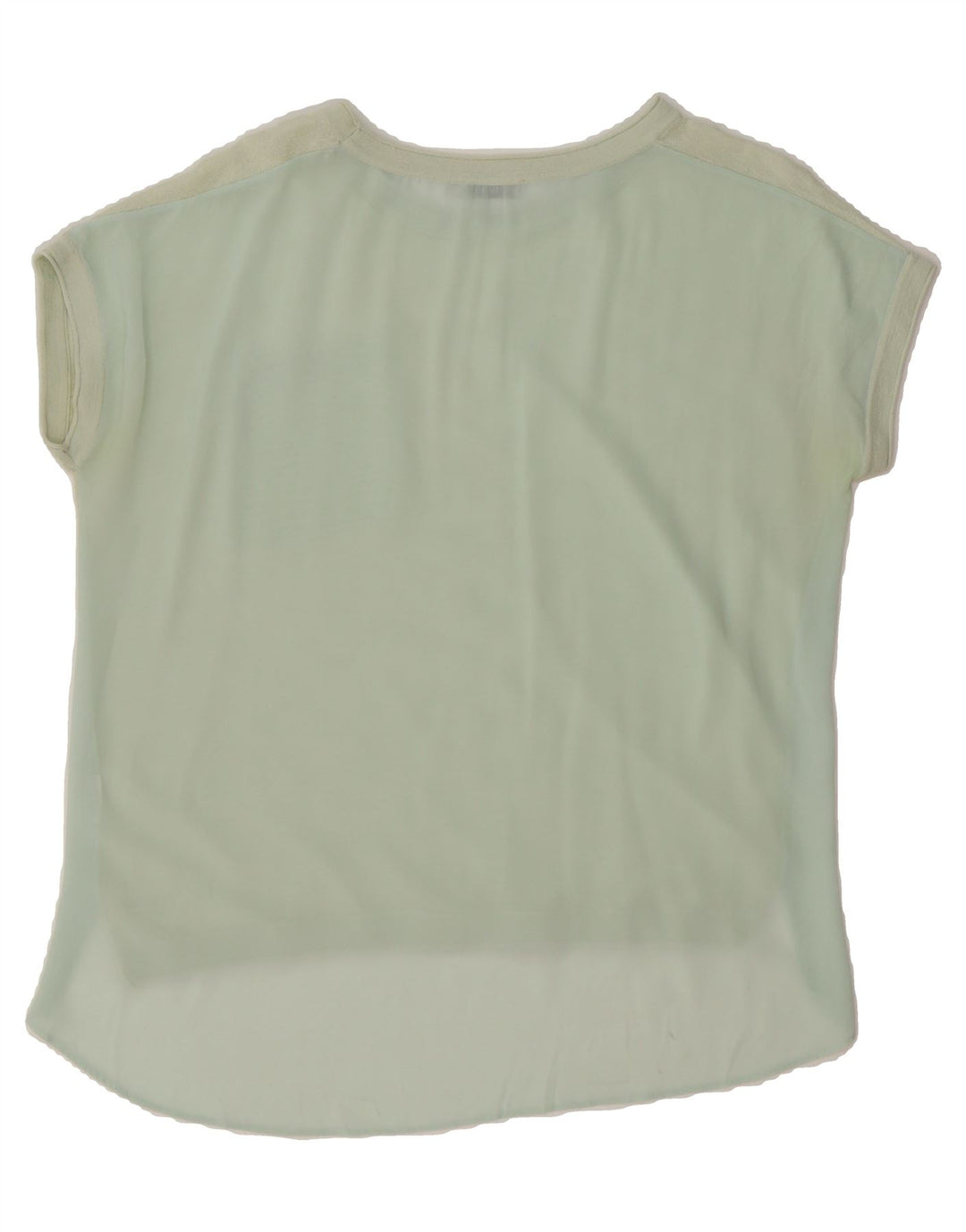 CALVIN KLEIN Womens T-Shirt Top UK 14 Medium Green Vintage Calvin Klein and Second-Hand Calvin Klein from Messina Hembry 