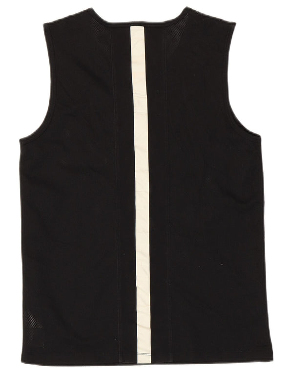 LOTTO Boys Graphic Vest Top 11-12 Years Black Polyester