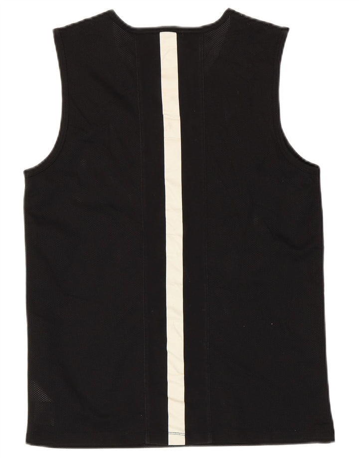 LOTTO Boys Graphic Vest Top 11-12 Years Black Polyester