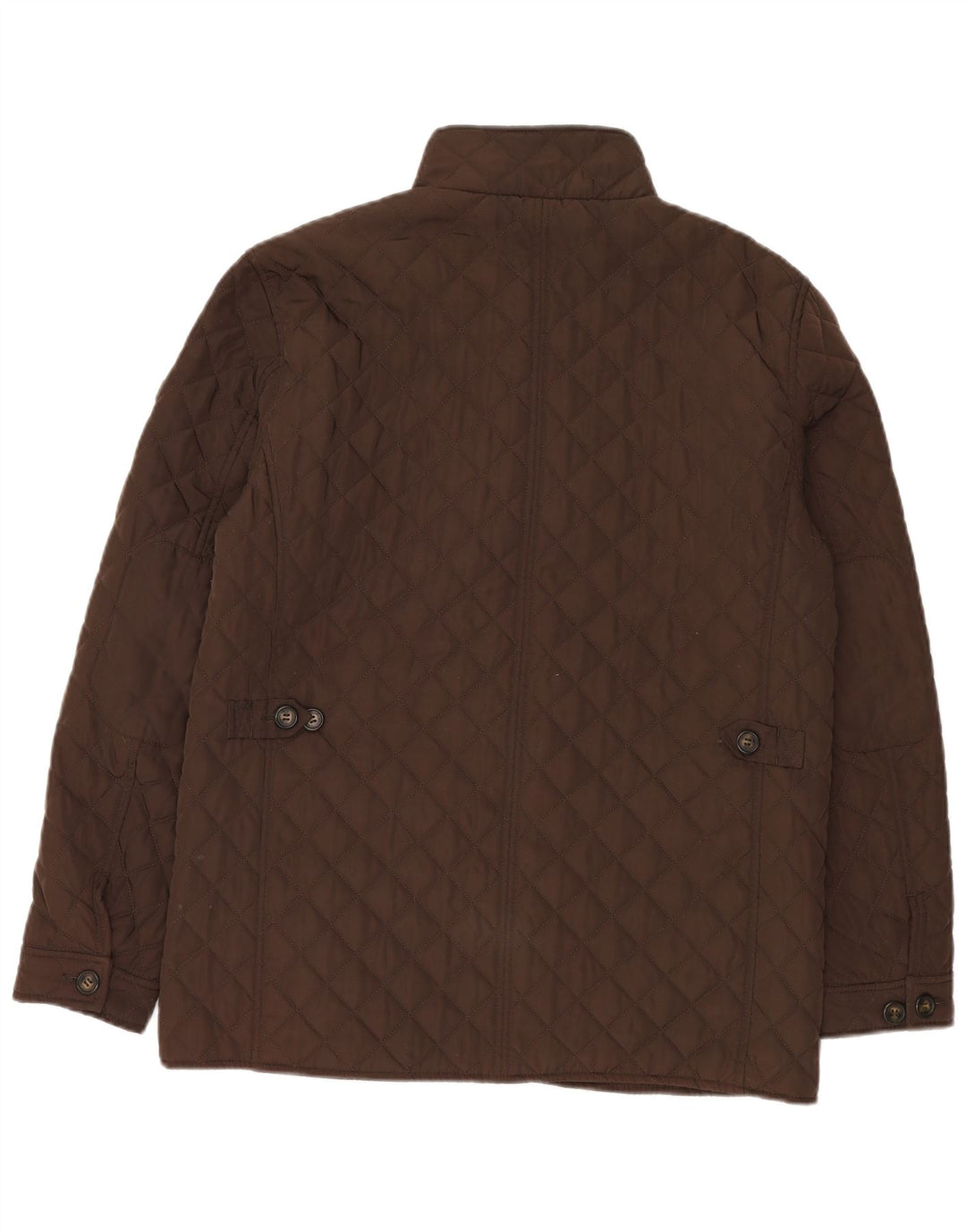 London Fog Mens Quilted Jacket UK 40 Large Brown Polyester