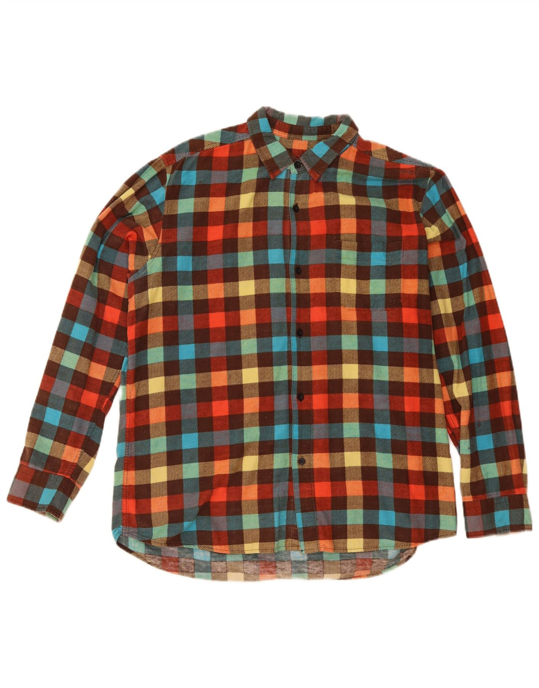 Quiksilver Mens Flannel Shirt Medium Multicoloured Check