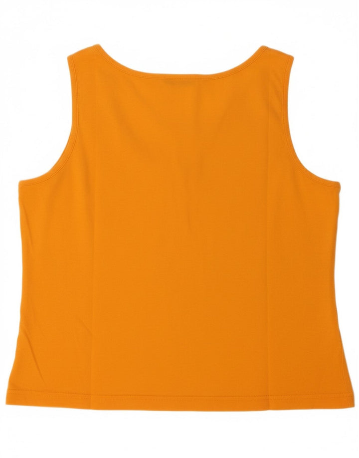 JACK WOLFSKIN Womens Vest Top UK 14 Large Orange