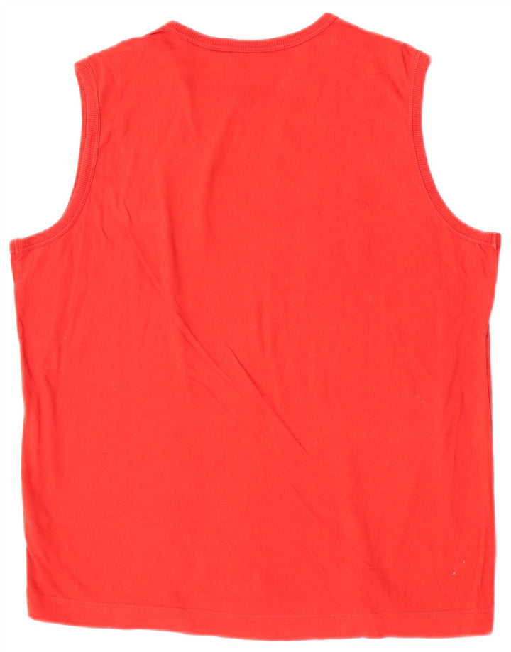 Puma Mens Vest Top Medium Red Cotton