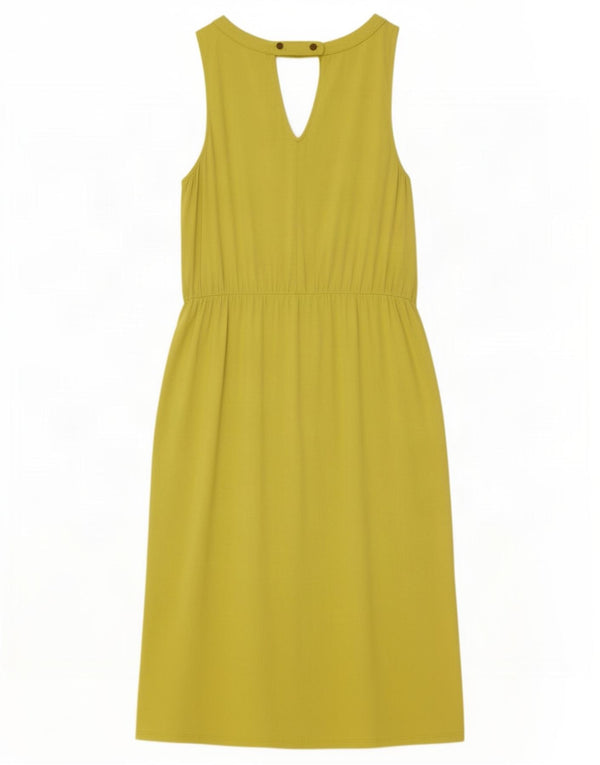 Oasis Womens Sleeveless Maxi Dress UK 14 Large Green Viscose