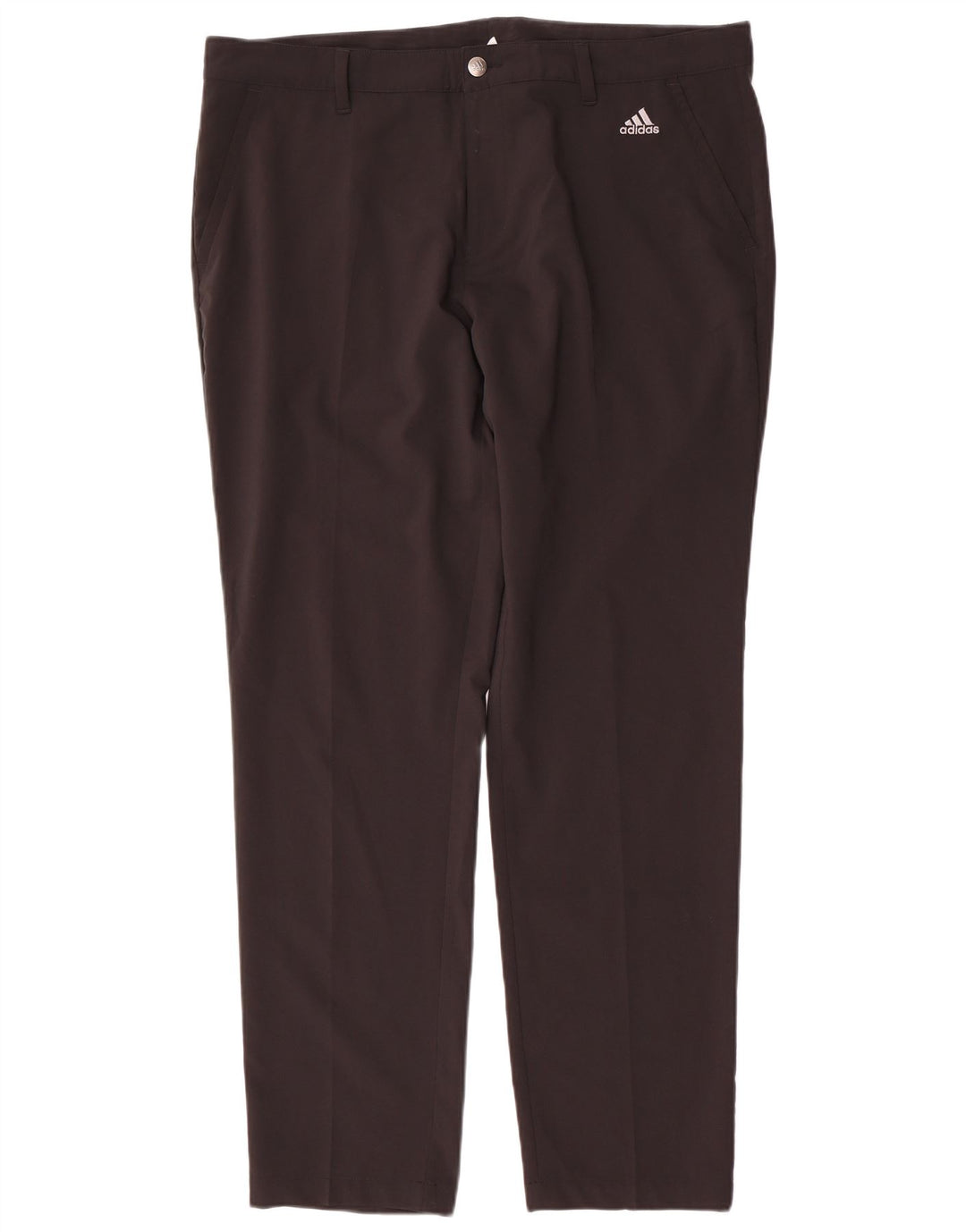 ADIDAS Mens Slim Chino Trousers W38 L32  Black