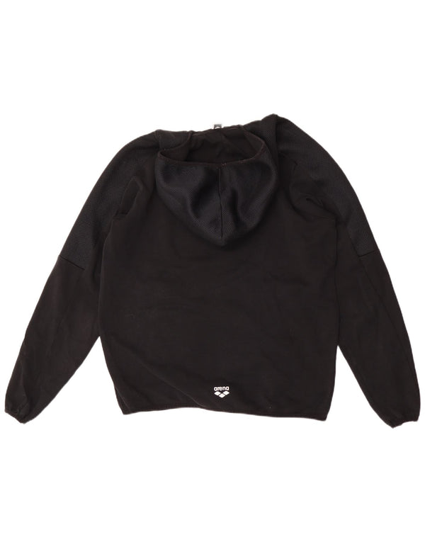 Arena Mens Hoodie Jumper Medium Black