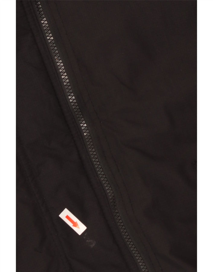 Superdry Womens Graphic Windbreaker Jacket UK 14 Medium Black