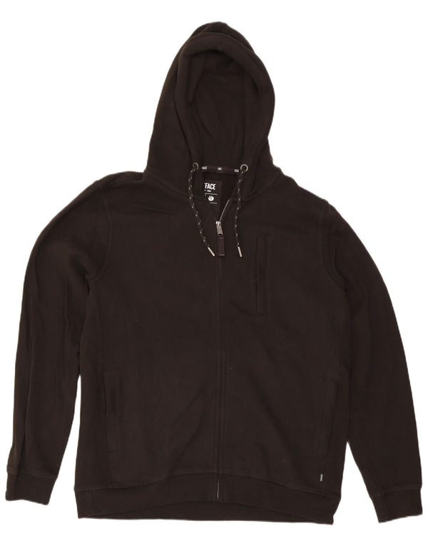 Fat Face Mens Regular Fit Zip Hoodie Sweater XL Black Cotton
