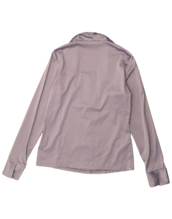 Naracamicee Womens Shirt Blouse UK 12 Medium Purple Polyester