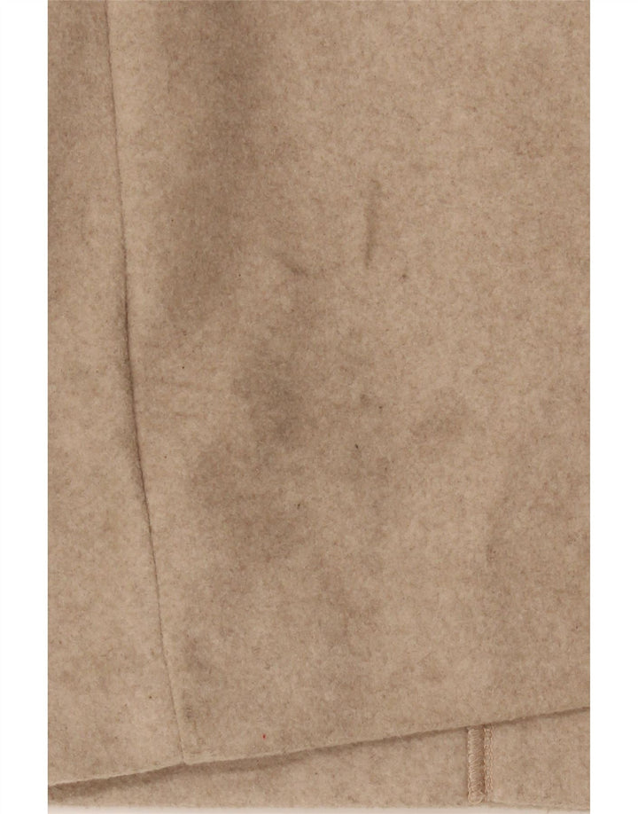 ZARA Womens Open Overcoat UK 10 Small Beige Polyester Vintage Zara and Second-Hand Zara from Messina Hembry 