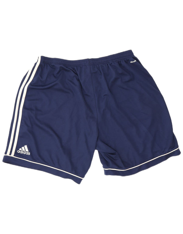 Adidas Mens Climalite Sport Shorts 2XL Navy Blue Polyester