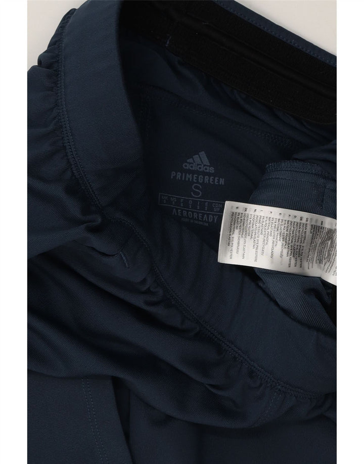 Adidas Mens Graphic Sport Shorts Small  Navy Blue Polyester