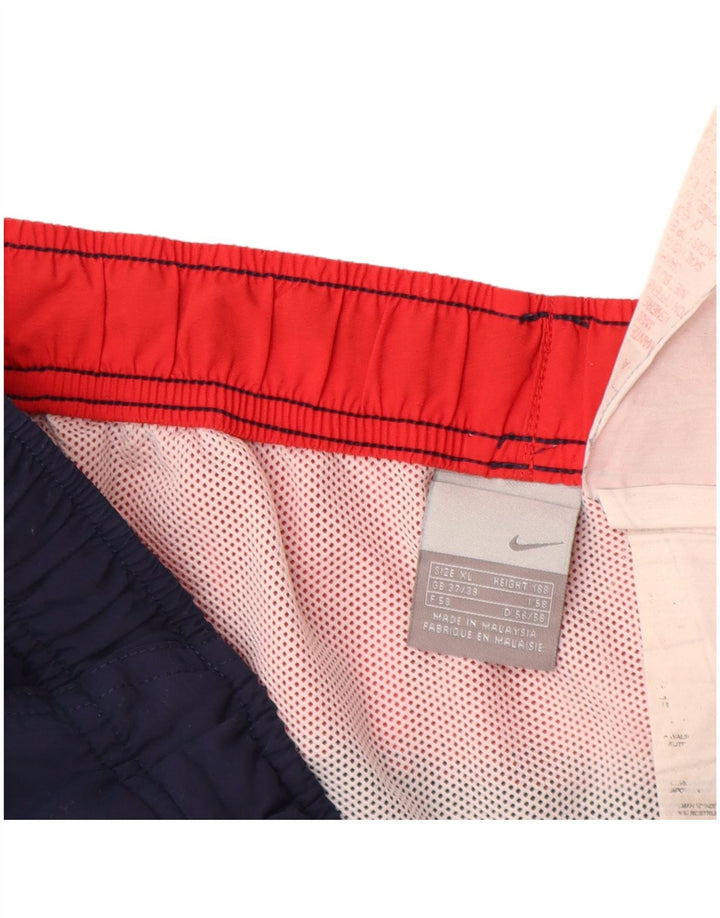 NIKE Mens Sport Shorts XL  Navy Blue Colourblock