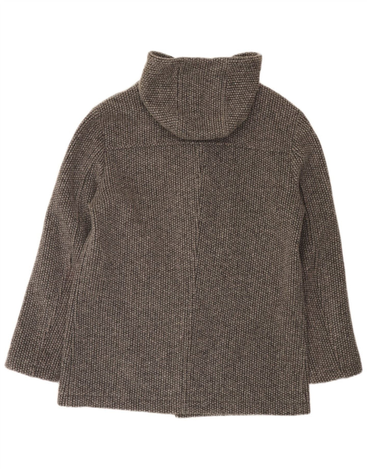 Desiree Womens Hooded Duffle Coat IT 56 3XL Grey Wool