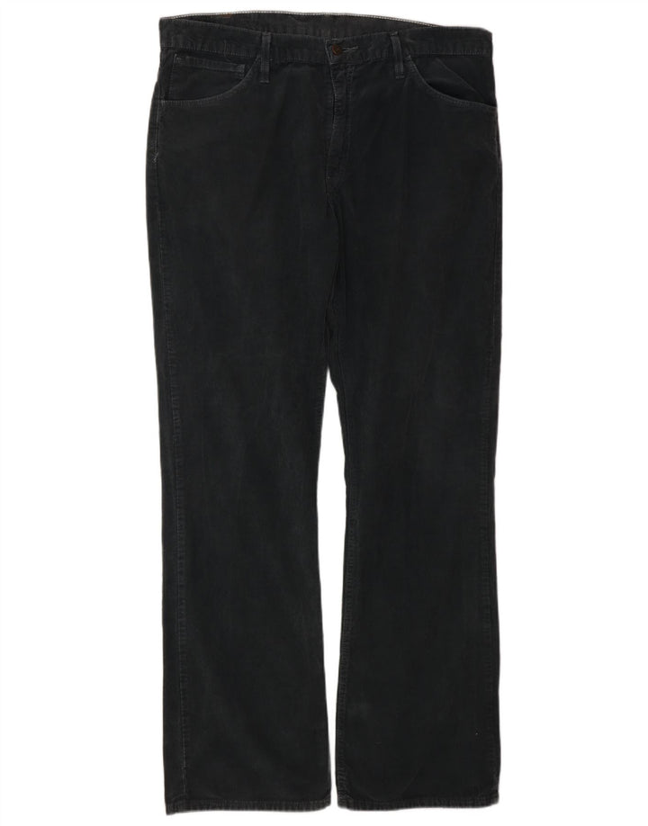 LEVI'S Mens 507 Bootcut Corduroy Trousers W36 L34 Grey Cotton Classic