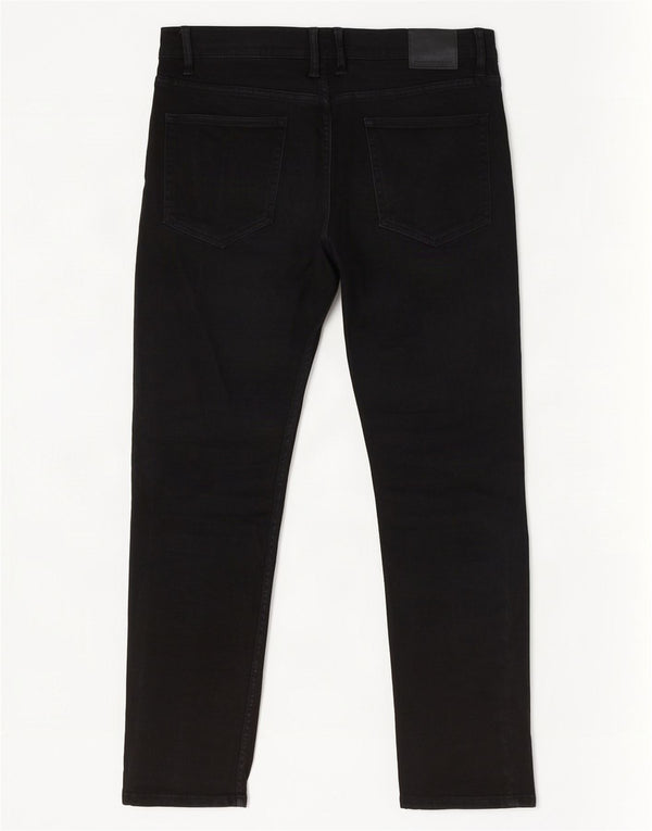 Zara Mens Slim Jeans EU 46 XL W36 L30 Black