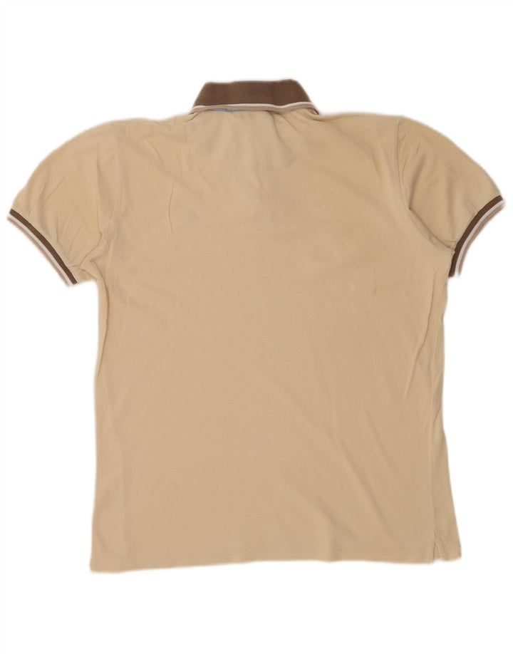 Brooksfield Mens Slim Fit Polo Shirt IT 48 Medium Beige