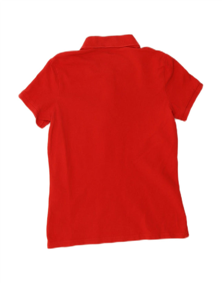 LEVI'S Womens Polo Shirt UK 10 Small Red Cotton