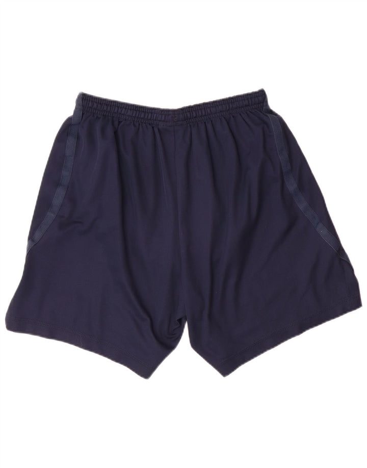 UMBRO Mens Sport Shorts Medium  Navy Blue Polyester
