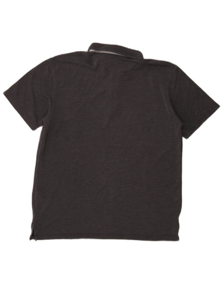 Columbia Mens Polo Shirt Large Grey Modal