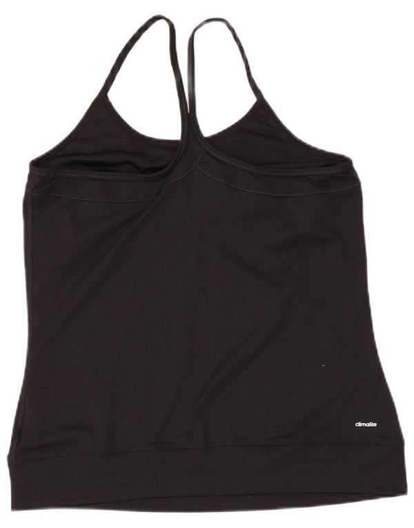 Adidas Womens Climalite Cami Top UK 16 Large Black Polyester