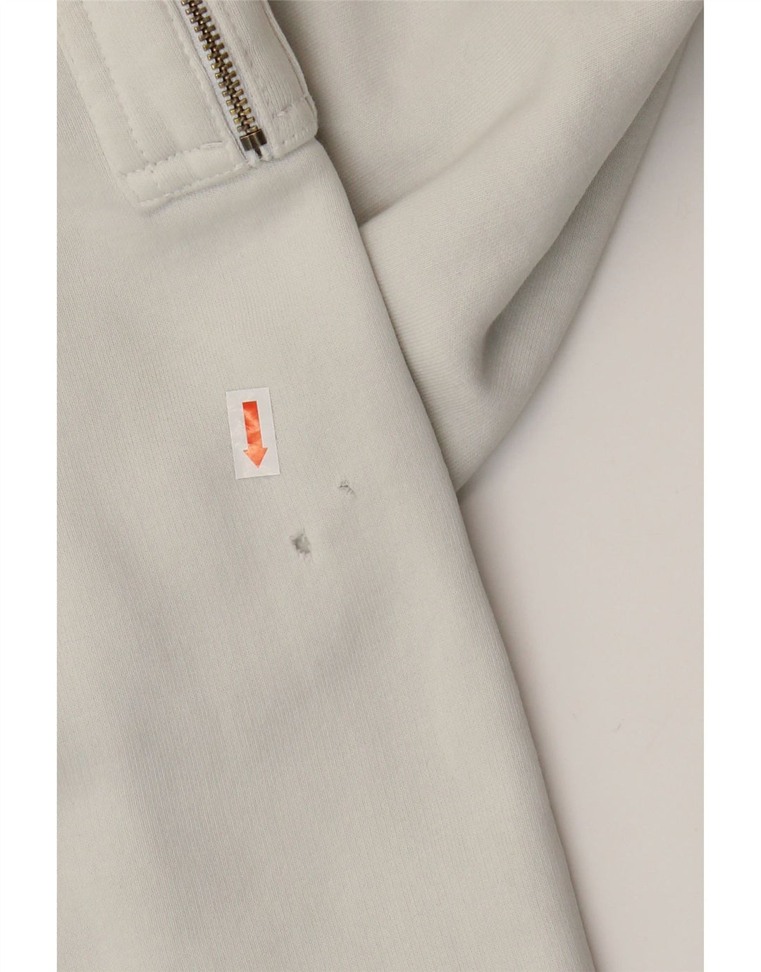 ALPHA INDUSTRIES Mens Graphic Hoodie Jumper Large White Cotton