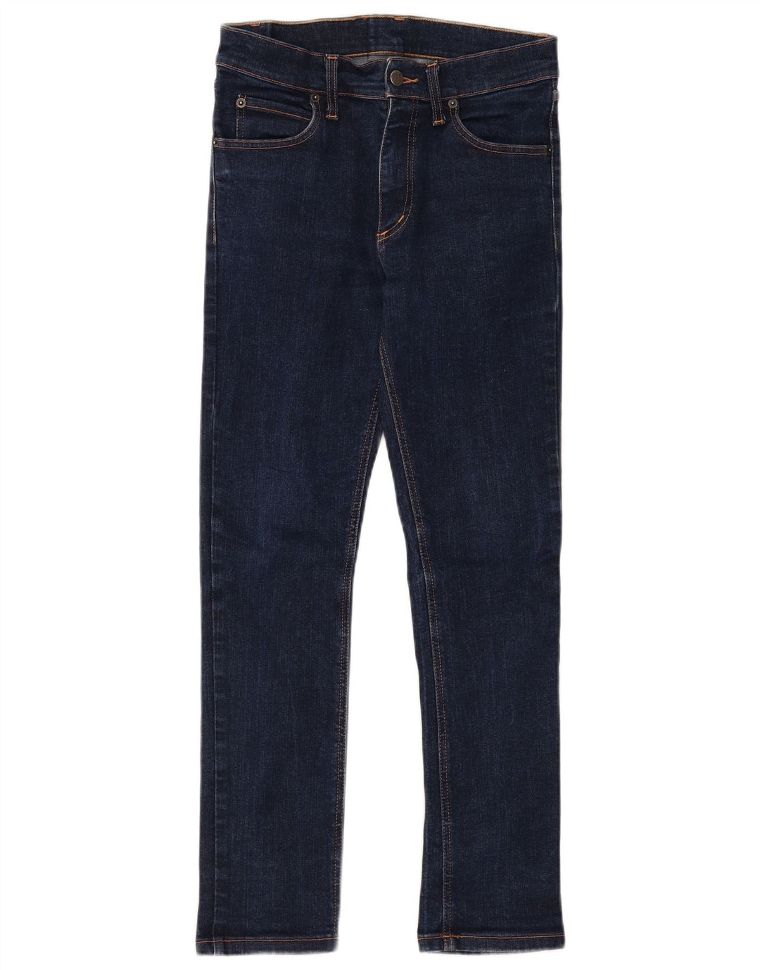 CHEAP MONDAY Womens Skinny Jeans W33 L28 Navy Blue Cotton