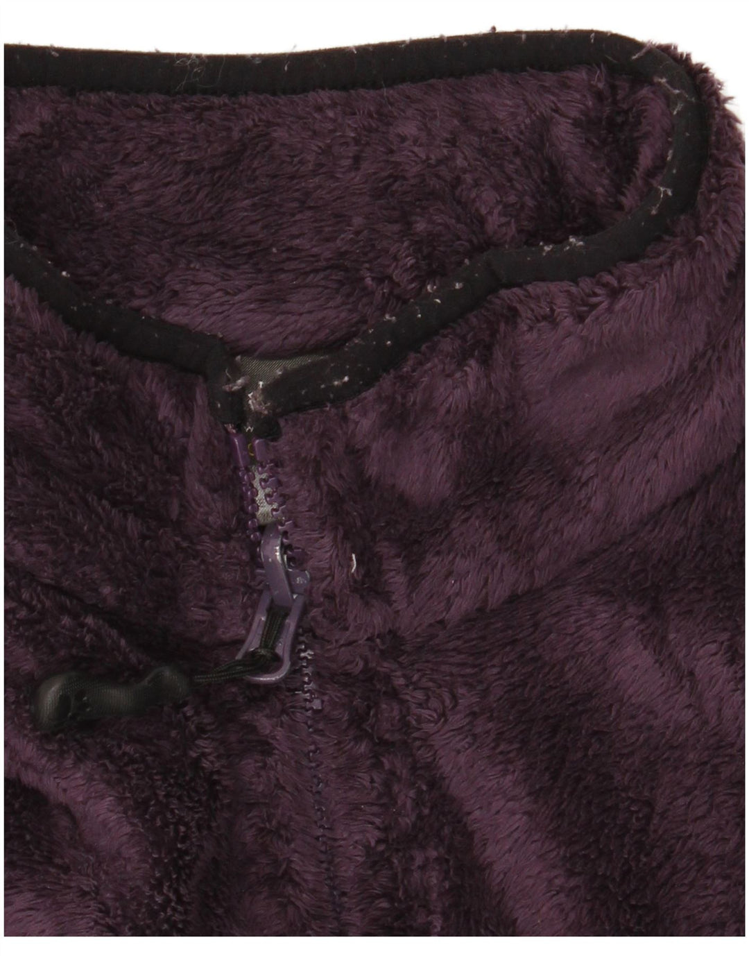 Jack Wolfskin Womens Fleece Jacket UK 16 Large Purple Polyester