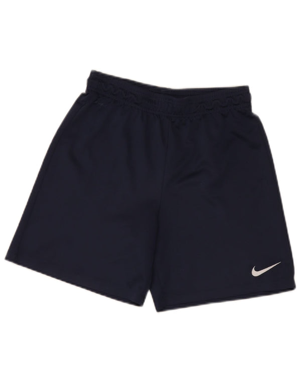 Nike Boys Dri Fit Sport Shorts 12-13 Years  Large  Navy Blue Polyester