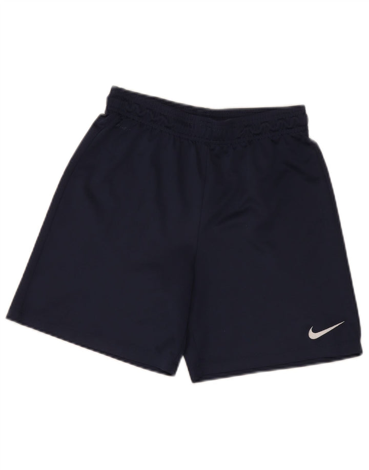 Nike Boys Dri Fit Sport Shorts 12-13 Years  Large  Navy Blue Polyester