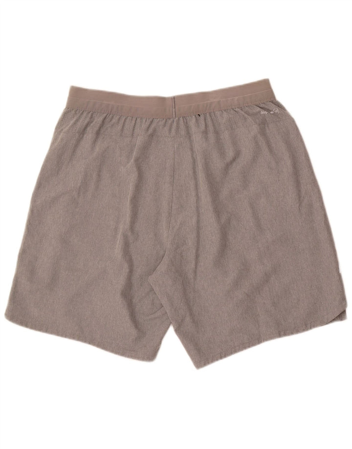 Russell Athletic Mens Sport Shorts Large  Grey Polyester