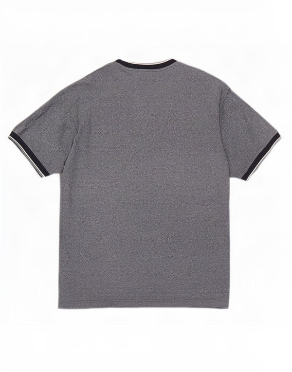 Champion Mens T-Shirt Top Large Navy Blue Flecked