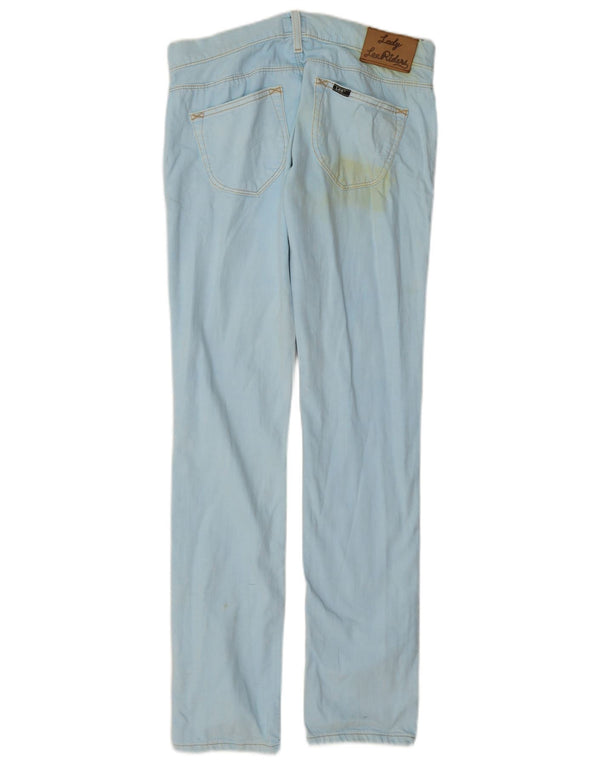 Lee Womens Lynn Narrow Slim Jeans W28 L33 Blue Cotton