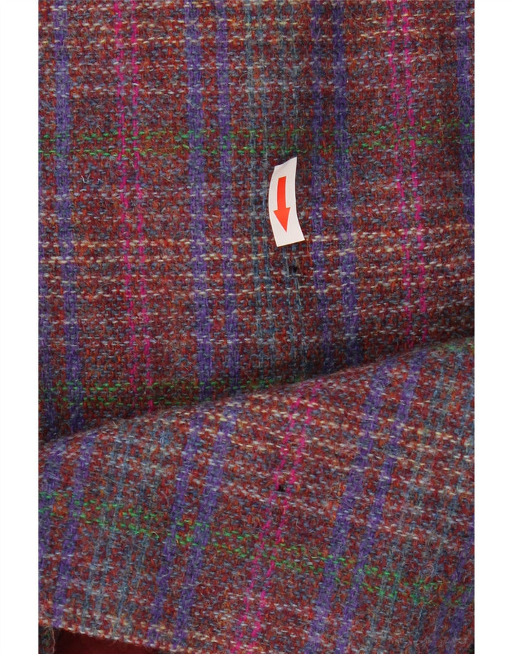 Pitlochry Womens Midi Skirt UK 14 Medium W30 Multicoloured Check Wool