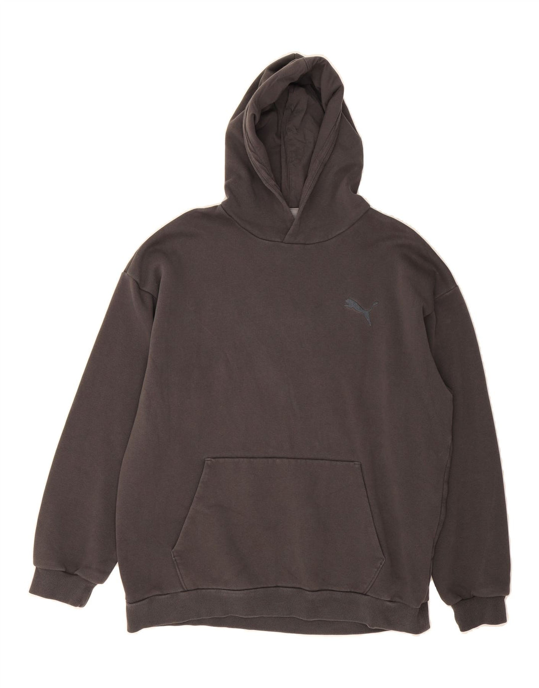 PUMA Mens Hoodie Jumper Large Grey Cotton Vintage Puma and Second-Hand Puma from Messina Hembry 