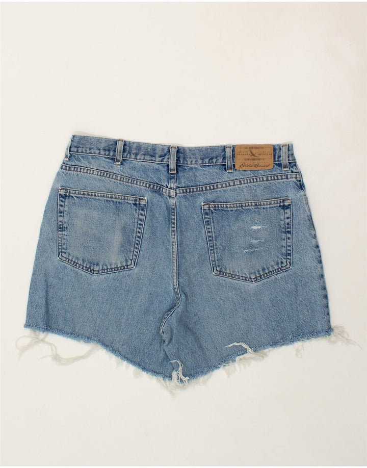 EDDIE BAUER Mens Denim Shorts W38 XL Blue Cotton Vintage Eddie Bauer and Second-Hand Eddie Bauer from Messina Hembry 