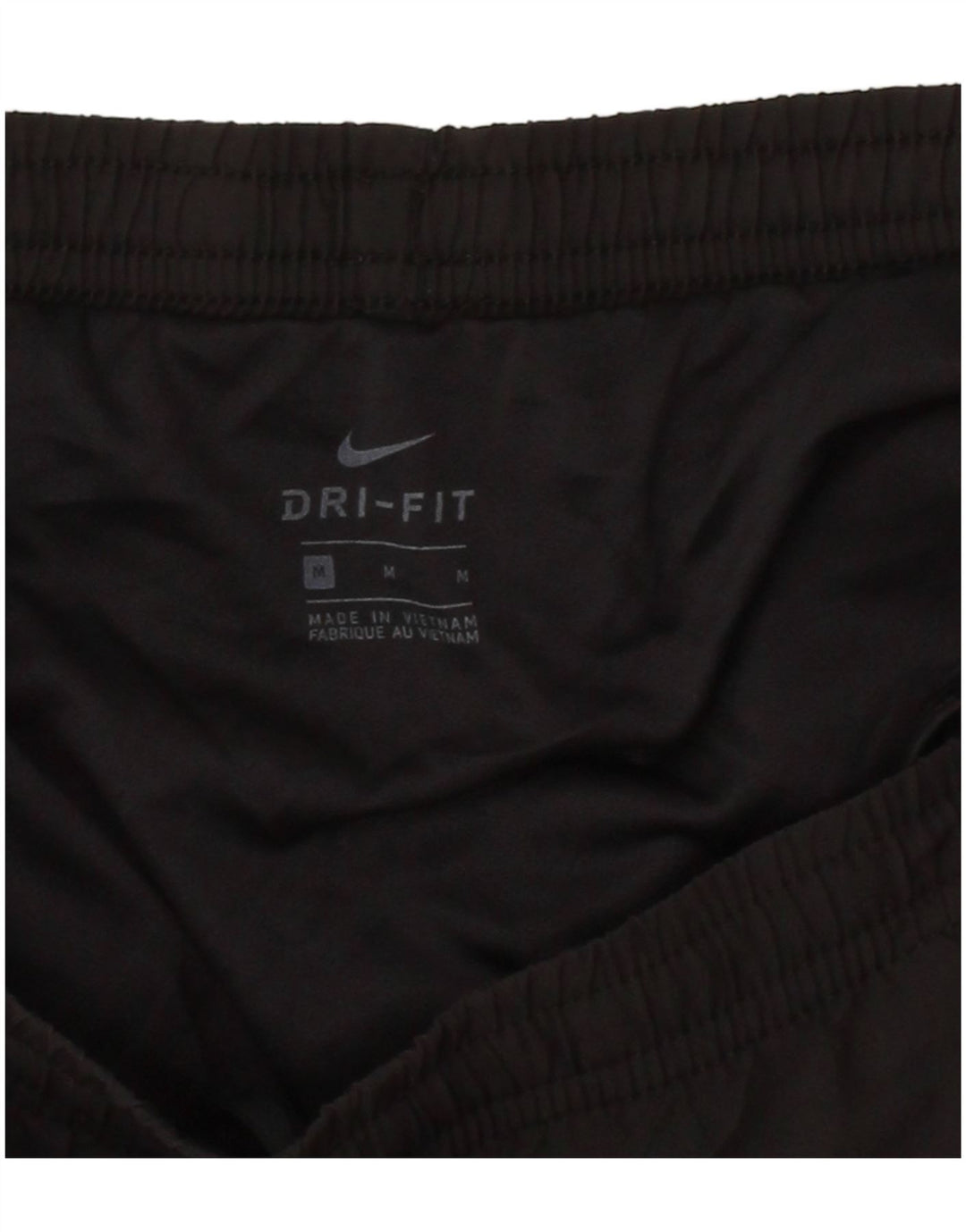 NIKE Womens Sport Shorts UK 14 Medium  Black Colourblock Polyester