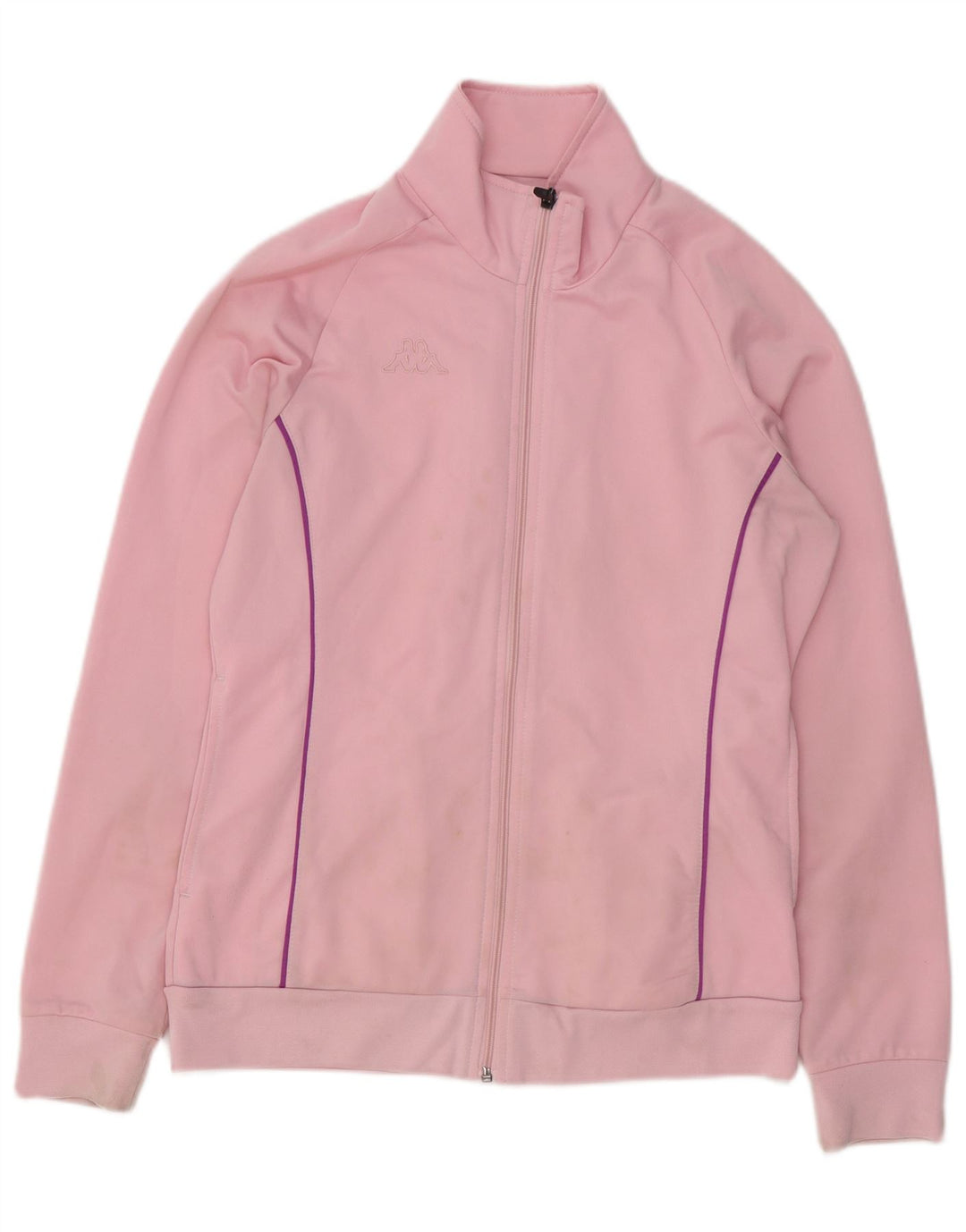 KAPPA Womens Tracksuit Top Jacket UK 14 Large Pink