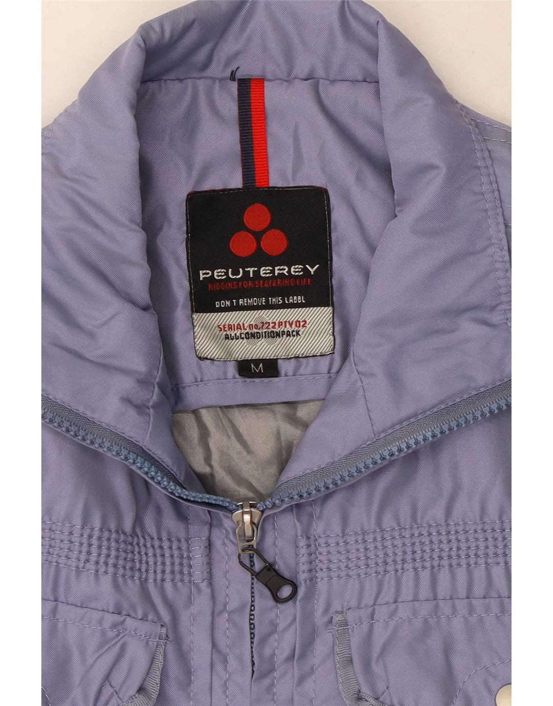 PEUTEREY Womens Utility Jacket UK 12 Medium Purple Nylon