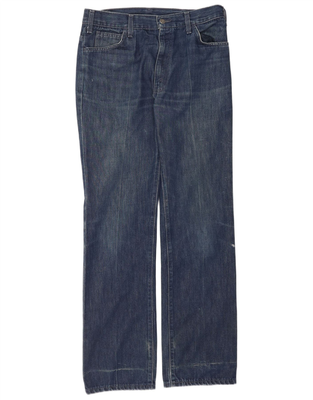 Levi's Mens Straight Jeans W33 L34 Blue Cotton